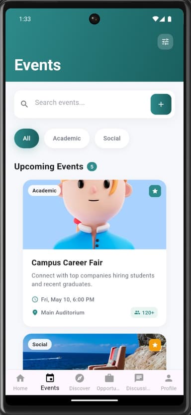 Events Page